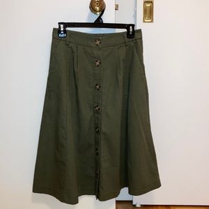 ONLY Midi Button Skirt